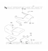 SEAT voor Kawasaki ZEPHYR 750 1995