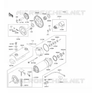 STARTER MOTOR voor Kawasaki ZEPHYR 750 1995