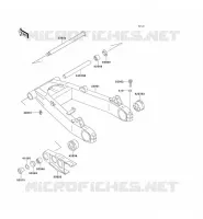 SWINGARM voor Kawasaki ZEPHYR 750 1995