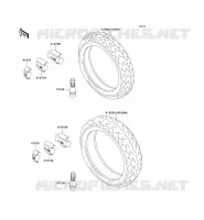 TIRES voor Kawasaki ZEPHYR 750 1995