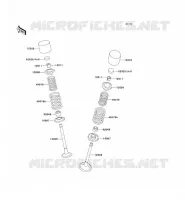 VALVE voor Kawasaki ZEPHYR 750 1995