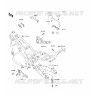 BATTERY BRACKET voor Kawasaki ZEPHYR 750 1995