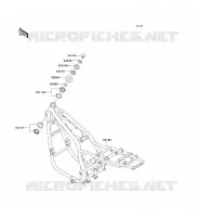 CHASSIS voor Kawasaki ZEPHYR 750 1995