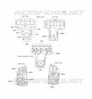 CRANKCASE BOLT voor Kawasaki ZEPHYR 750 1995