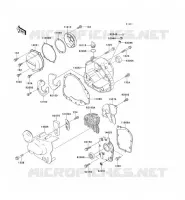ENGINE COVERS voor Kawasaki ZEPHYR 750 1995