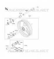 FRONT HUB voor Kawasaki ZEPHYR 750 1995