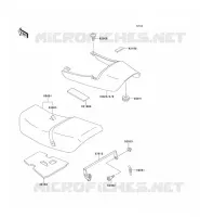 SEAT voor Kawasaki ZEPHYR 750 1995