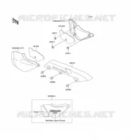 SIDE COVERS   CHAIN COVER voor Kawasaki ZEPHYR 750 1995