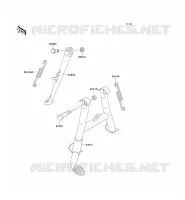 STAND voor Kawasaki ZEPHYR 750 1995