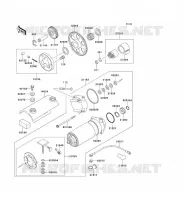 STARTER MOTOR voor Kawasaki ZEPHYR 750 1995