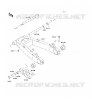 SWINGARM voor Kawasaki ZEPHYR 750 1995