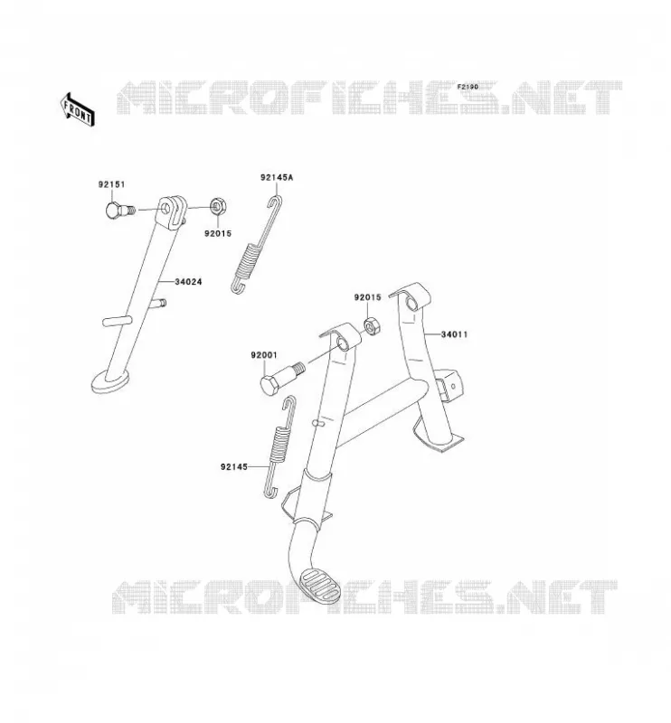 STAND Kawasaki MOTOS 750 2003 ZR-7S  ZR750-H3