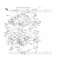 CRANKCASE(S) voor Kawasaki Z750S 2005