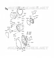 ENGINE COVERS voor Kawasaki Z750S 2005