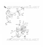 ENGINE MOUNT voor Kawasaki Z750S 2005