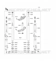FRONT FORK voor Kawasaki Z750S 2005