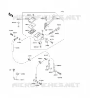 FRONT MASTER CYLINDER voor Kawasaki Z750S 2005