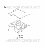 OIL PAN voor Kawasaki Z750S 2005