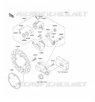 REAR BRAKE voor Kawasaki Z750S 2005