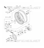 REAR HUB voor Kawasaki Z750S 2005