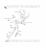 STAND voor Kawasaki Z750S 2005