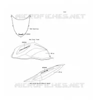 STICKER(BLEU) voor Kawasaki Z750S 2005