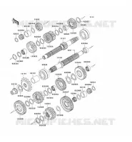 TRANSMISSION voor Kawasaki Z750S 2005