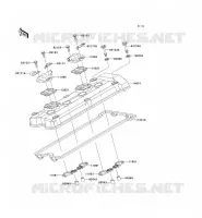 CYLINDER HEAD COVER voor Kawasaki Z750S 2005