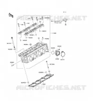 CYLINDER HEAD voor Kawasaki Z750S 2005