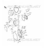 ENGINE COVERS voor Kawasaki Z750S 2005