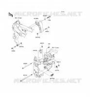 ENGINE MOUNT voor Kawasaki Z750S 2005