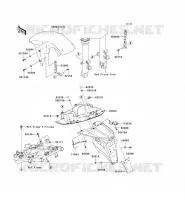 FENDER voor Kawasaki Z750S 2005