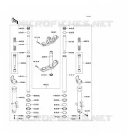 FRONT FORK voor Kawasaki Z750S 2005