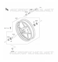 FRONT HUB voor Kawasaki Z750S 2005