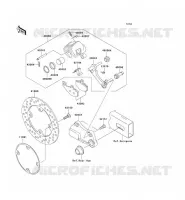 REAR BRAKE voor Kawasaki Z750S 2005