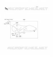 SEAT voor Kawasaki Z750S 2005