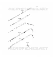 CABLES voor Kawasaki Z750 2007