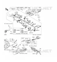 CHASSIS ELECTRICAL EQUIPMENT voor Kawasaki Z750 2007