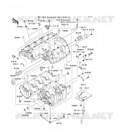 CRANKCASE(S) voor Kawasaki Z750 2007