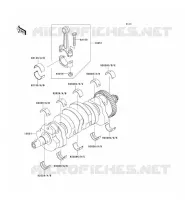 CRANKSHAFT voor Kawasaki Z750 2007
