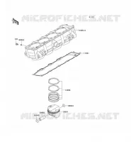 CYLINDER   PISTON  voor Kawasaki Z750 2007
