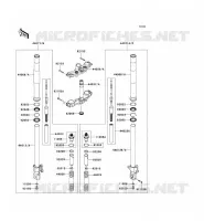 FRONT FORK voor Kawasaki Z750 2007