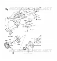 GENERATOR voor Kawasaki Z750 2007
