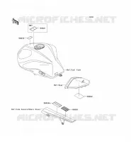 LABELS voor Kawasaki Z750 2007