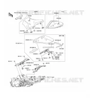 SEAT voor Kawasaki Z750 2007