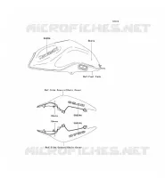 STICKER(EBONY) voor Kawasaki Z750 2007