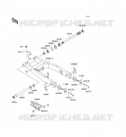 SWINGARM voor Kawasaki Z750 2007