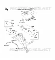 TAILIGHT(S) voor Kawasaki Z750 2007