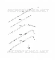 CABLES voor Kawasaki Z750 2008