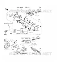 CHASSIS ELECTRICAL EQUIPMENT voor Kawasaki Z750 2008